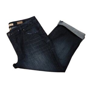 [Vintage America] Vintage Boho Cuffed Capris - Size 16W/33